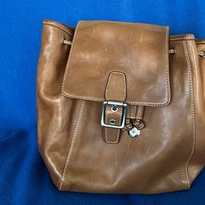 Coach backpack purse